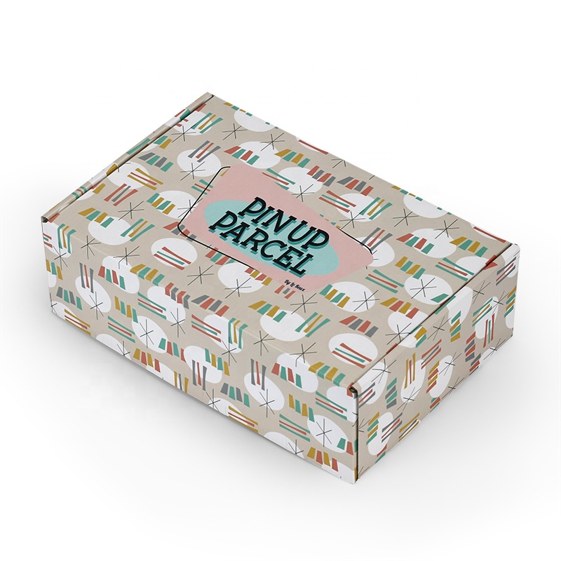 Colorful Mailer Box with White Paper Inside