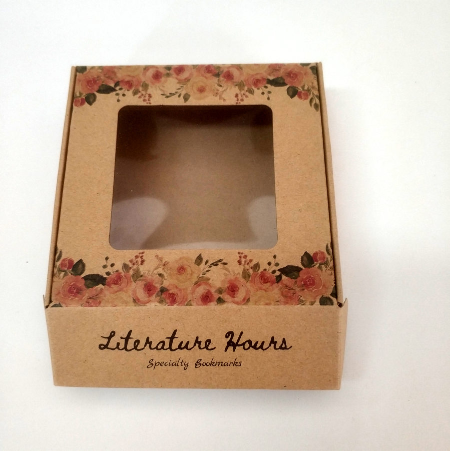 Kraft Card Mailer Box with Window On Top