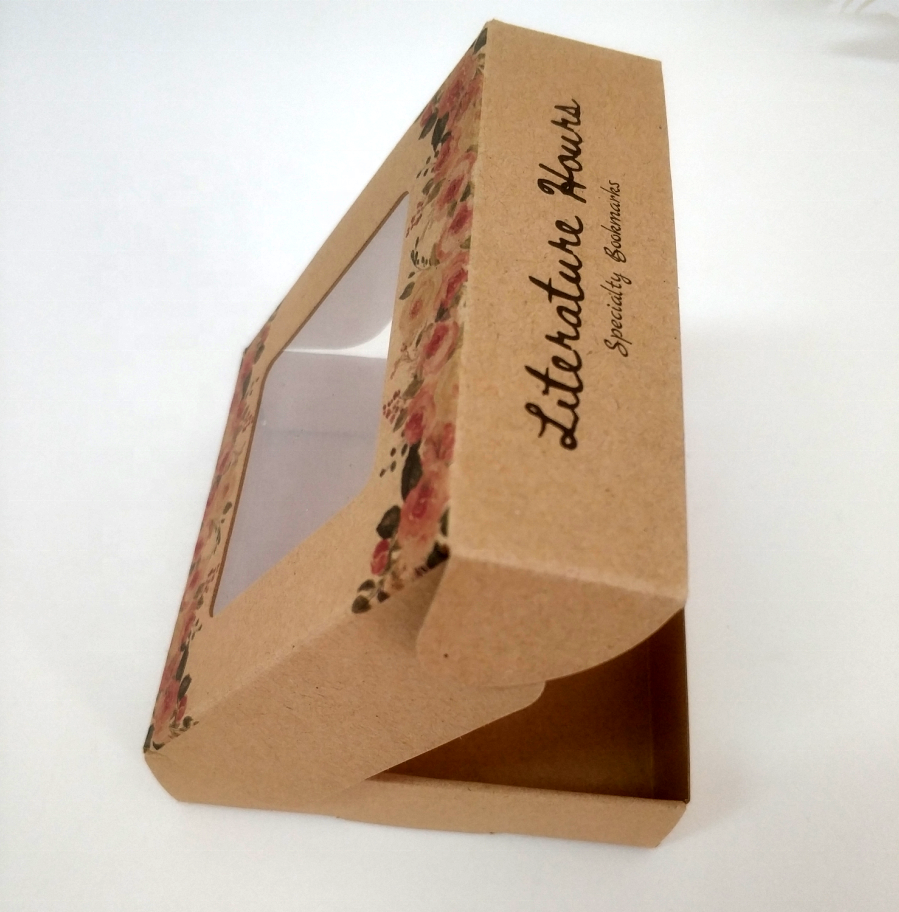 Kraft Card Mailer Box with Window On Top